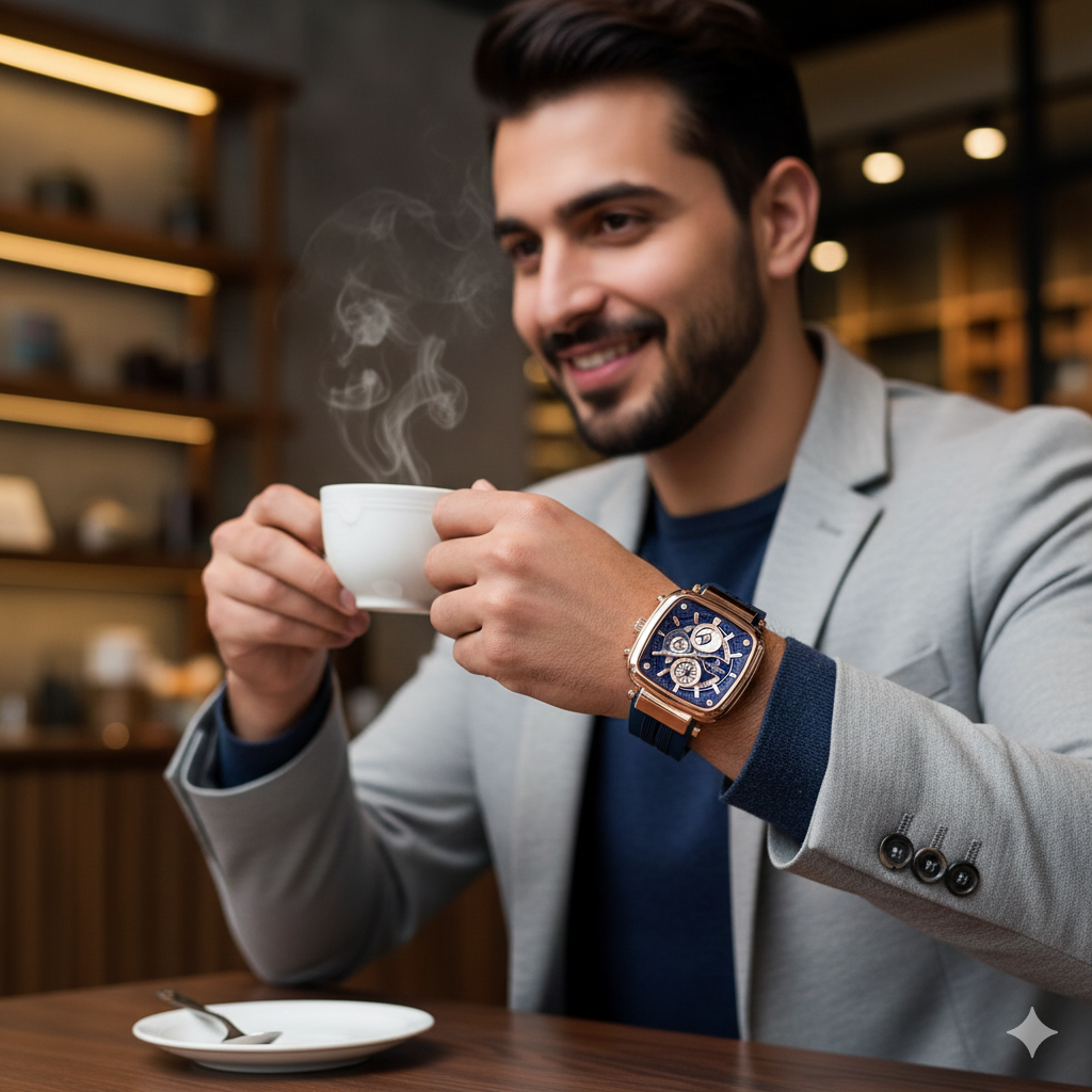 REWARD VIP Men’s Rose Gold Watch — Premium Look, Everyday Style