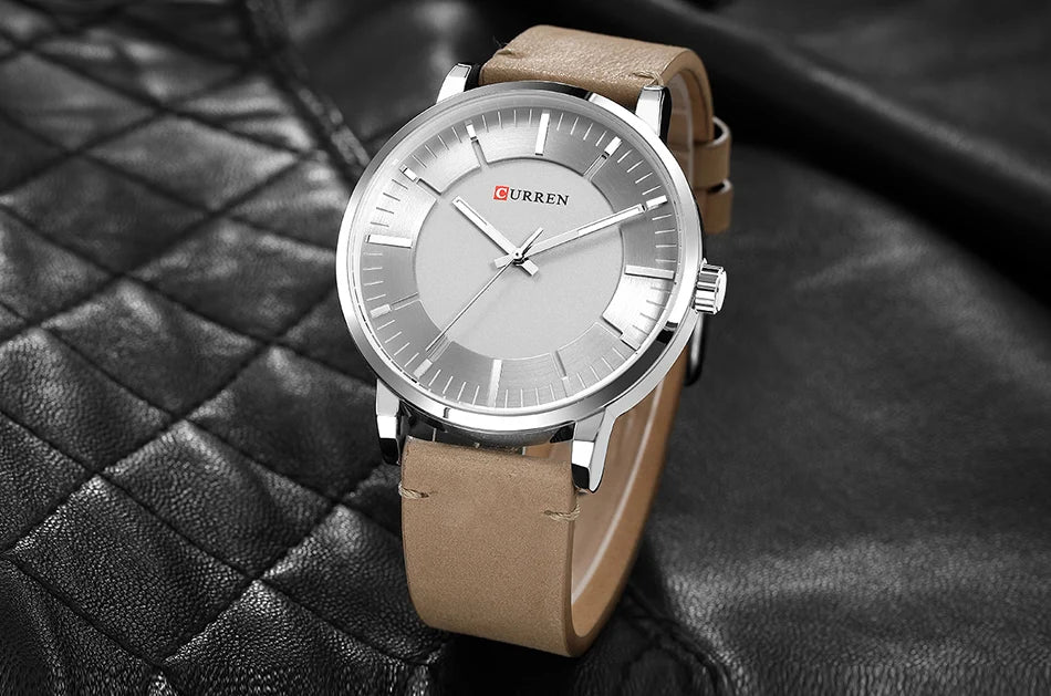 CURREN 8332 Watches Leather